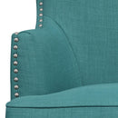  Elements International Kori Accent Chair - Heirloom Teal IMAGE 5