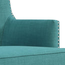  Elements International Kori Accent Chair - Heirloom Teal IMAGE 6
