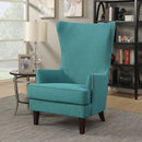  Elements International Kori Accent Chair - Heirloom Teal IMAGE 8