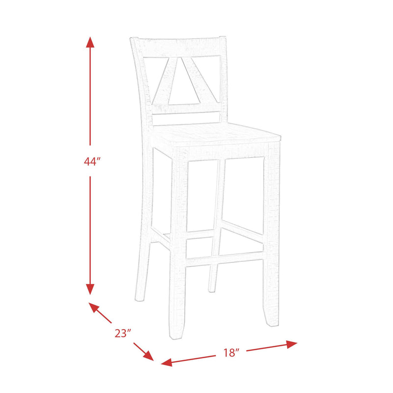  Elements International Finn DFN100BSBSBTWE 30" Bar Stool IMAGE 14
