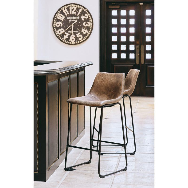 Elements International Wes BWS400BSE Bar Stool - Brown IMAGE 10