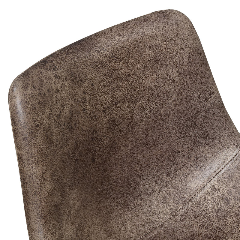  Elements International Wes BWS400BSE Bar Stool - Brown IMAGE 5