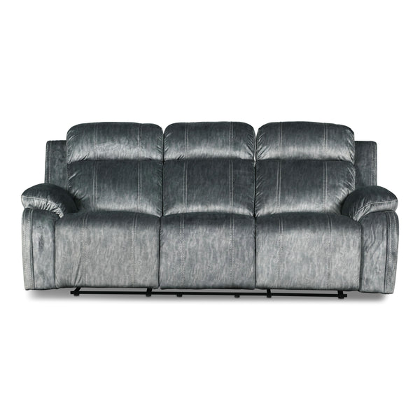 New Classic Furniture Tango U396-30P1-SHW Power Dual Recliner Sofa - Shadow IMAGE 1