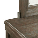  Elements International Scott SC300MR Dresser Mirror - Walnut IMAGE 5