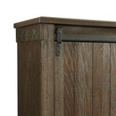  Elements International Scott SC370KB King Platform Storage Bed - Walnut IMAGE 5