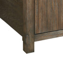  Elements International Scott SC370KB King Platform Storage Bed - Walnut IMAGE 9