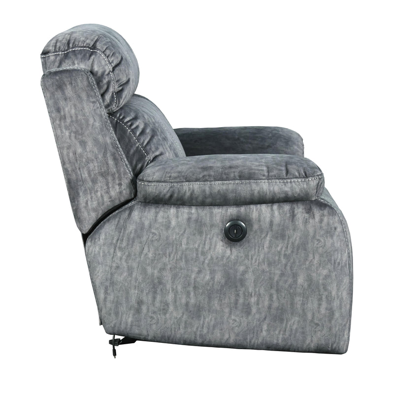 New Classic Furniture Tango U396-13P1-SHW Power Glider Recliner - Shadow IMAGE 6