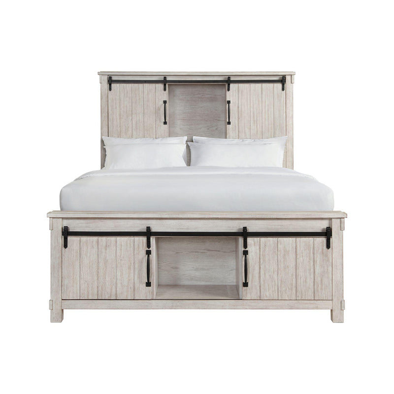  Elements International Scott SC670QB Queen Platform Storage Bed IMAGE 2