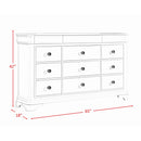  Elements International Cameron CM750DR Dresser - Cherry IMAGE 6