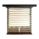  Elements International Slater SR850KB King Platform Storage Bed - Black IMAGE 4