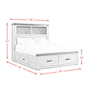  Elements International Wade Youth WE650FB Full Platform Storage Bed IMAGE 12