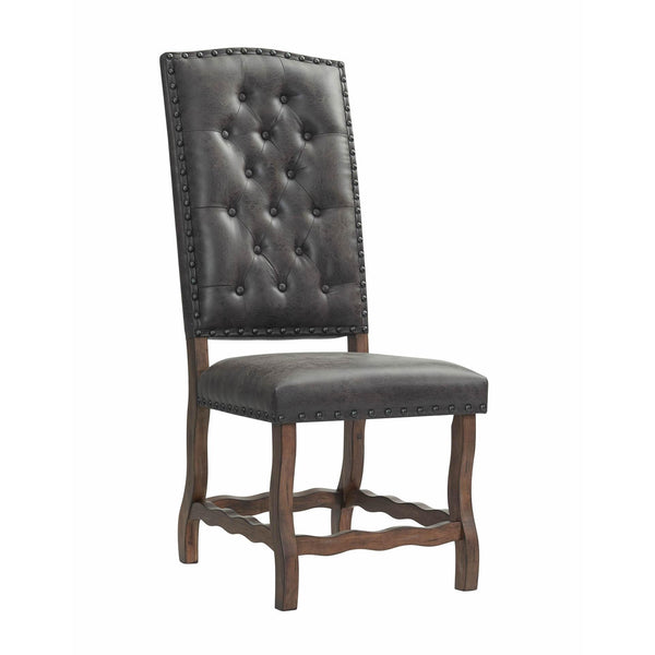  Elements International Gramercy DGC500CLSC Tufted Tall Back Side Chair IMAGE 1