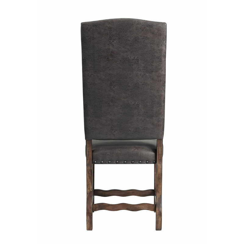  Elements International Gramercy DGC500CLSC Tufted Tall Back Side Chair IMAGE 3