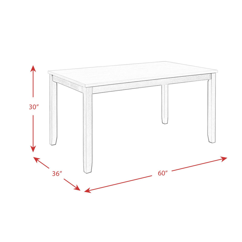  Elements International Martin Brown DMT7006DS 6 pc Dinette IMAGE 13