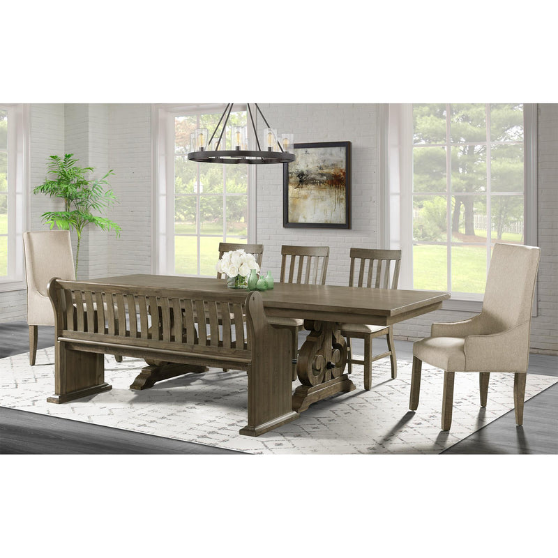  Elements International Stone DST300PW Pew Bench - Grey IMAGE 10