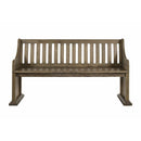  Elements International Stone DST300PW Pew Bench - Grey IMAGE 2