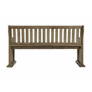  Elements International Stone DST300PW Pew Bench - Grey IMAGE 4