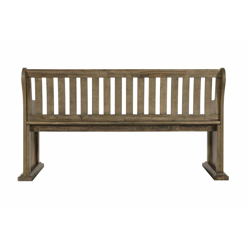  Elements International Stone DST300PW Pew Bench - Grey IMAGE 4