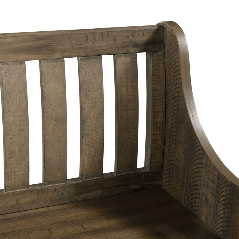  Elements International Stone DST300PW Pew Bench - Grey IMAGE 6