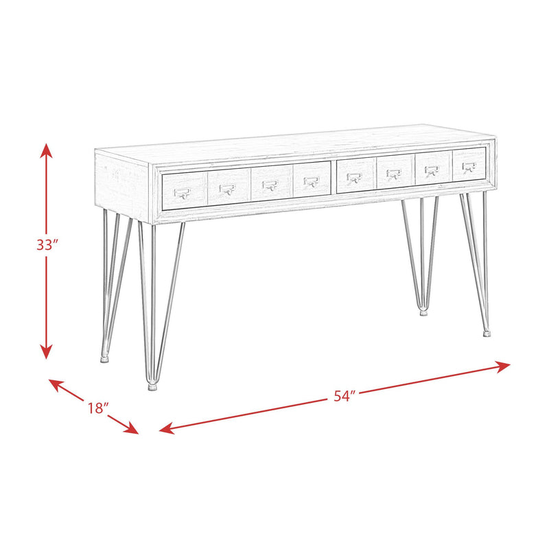 Elements International Boone TBN100STE Sofa Table IMAGE 11