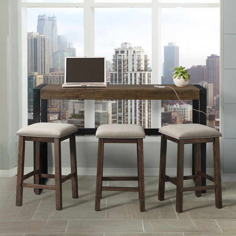  Elements International Caesar TCA100BTSP 4 pc Counter Height Dinette IMAGE 15