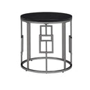  Elements International Ester CES100ET Round End Table IMAGE 2