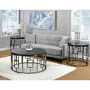  Elements International Ester CES100ET Round End Table IMAGE 8