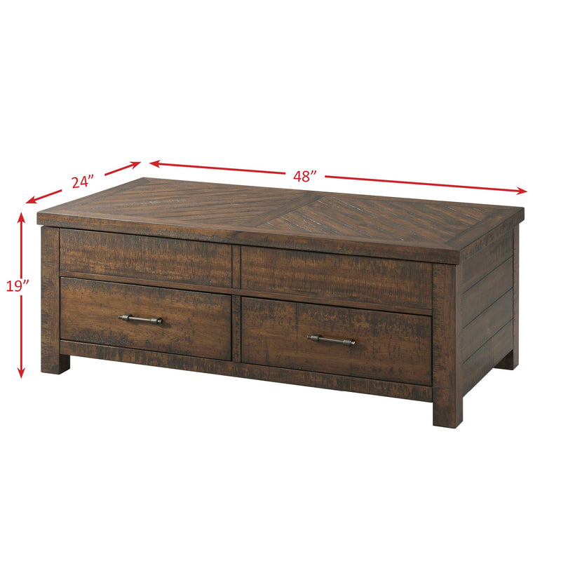  Elements International Jax TJX100CTLT Lift Top Coffee Table IMAGE 8