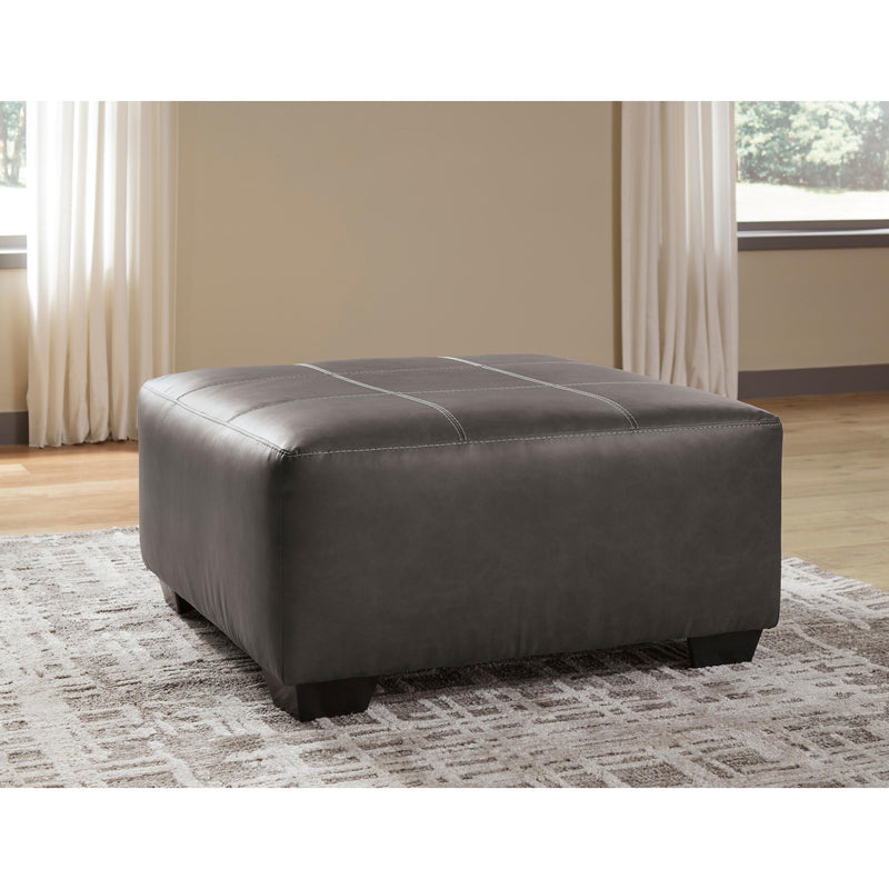  Benchcraft Aberton Leather Look Ottoman 2560108 IMAGE 5