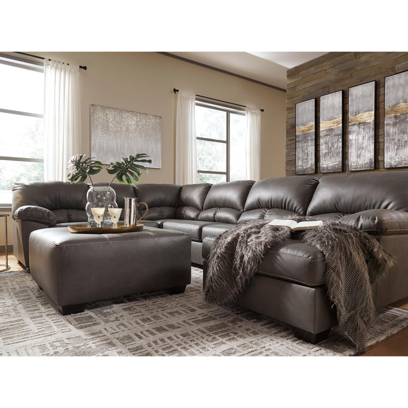  Benchcraft Aberton Leather Look Ottoman 2560108 IMAGE 6