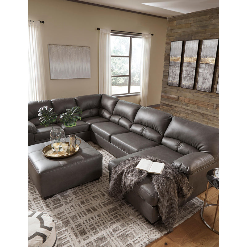  Benchcraft Aberton Leather Look Ottoman 2560108 IMAGE 7