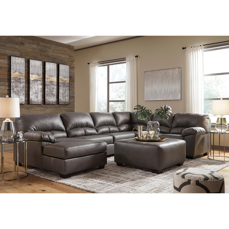  Benchcraft Aberton Leather Look Ottoman 2560108 IMAGE 8