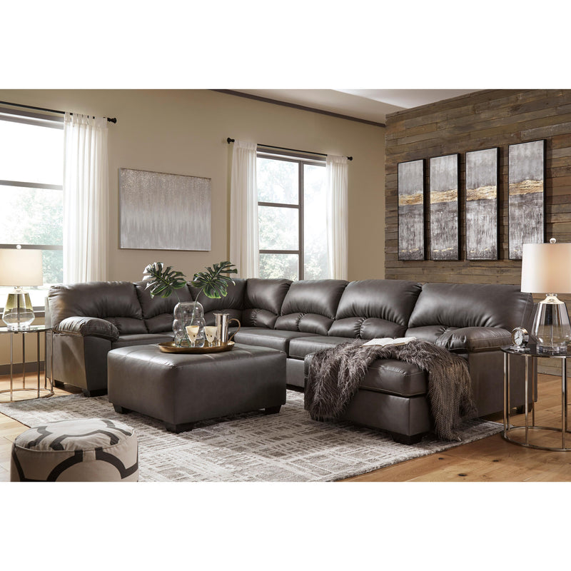  Benchcraft Aberton Leather Look Ottoman 2560108 IMAGE 9
