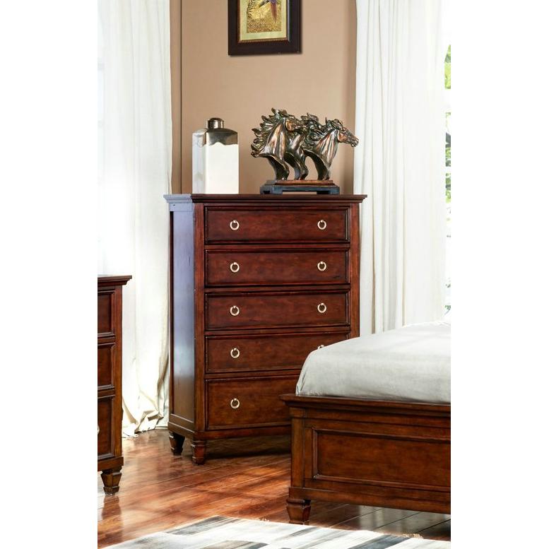 New Classic Furniture Tamarack BB044C-070 Chest - Brown Cherry IMAGE 1