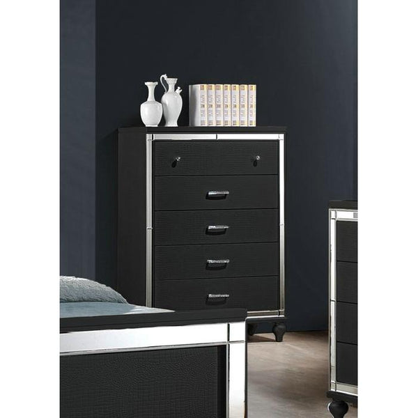 New Classic Furniture Valentino BA9698B-070 Chest - Black IMAGE 1