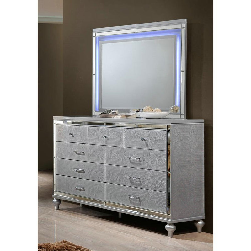 New Classic Furniture Valentino BA9698S-050 Dresser - Silver IMAGE 1