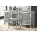 New Classic Furniture Valentino BA9698S Vanity Table - Silver IMAGE 1