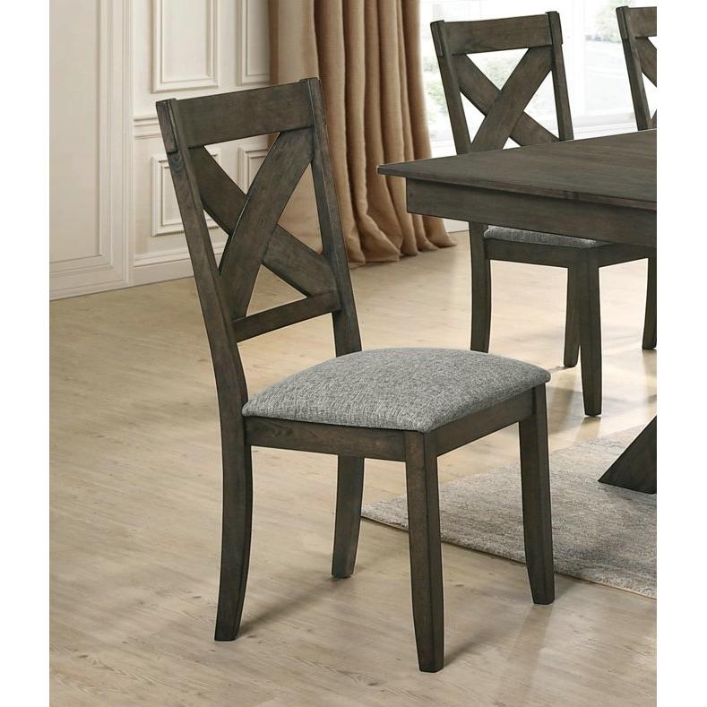 New Classic Furniture Gulliver D1902-20 Dining Chair - Rustic Brown IMAGE 1