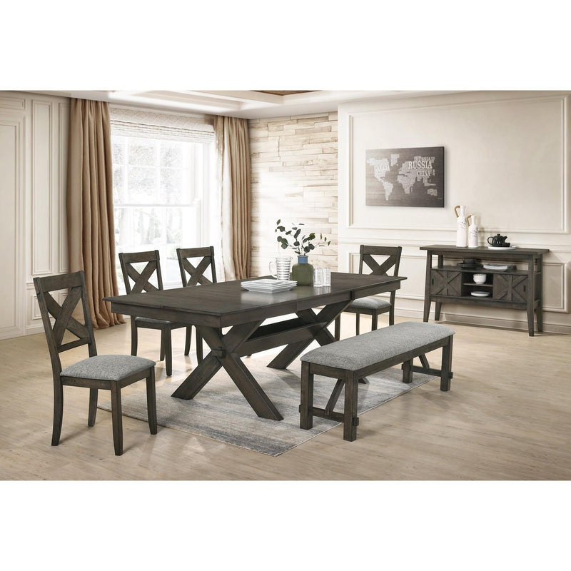 New Classic Furniture Gulliver D1902-20 Dining Chair - Rustic Brown IMAGE 2