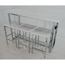 Coaster Furniture Marmot 182253 4 pc Counter Height Dinette IMAGE 1