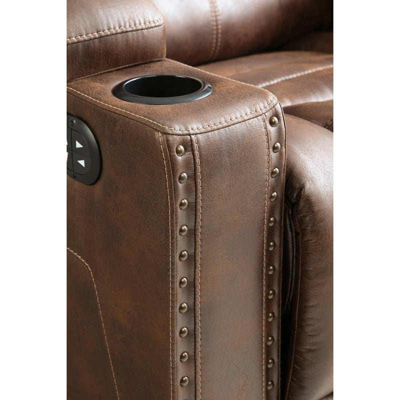 Signature Design by Ashley Owner's Box 2450518 Power Reclining Loveseat with Console and Adjustable Headrest IMAGE 10