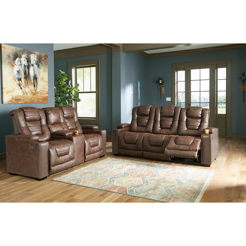  Signature Design by Ashley Owner's Box 2450518 Power Reclining Loveseat with Console and Adjustable Headrest IMAGE 12
