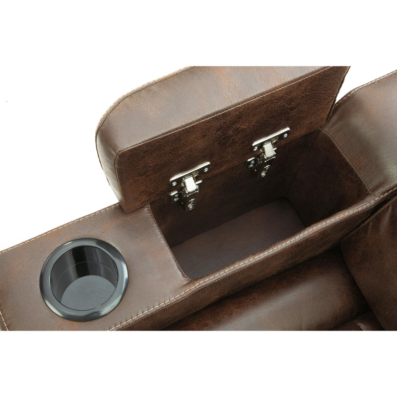  Signature Design by Ashley Owner's Box 2450518 Power Reclining Loveseat with Console and Adjustable Headrest IMAGE 5