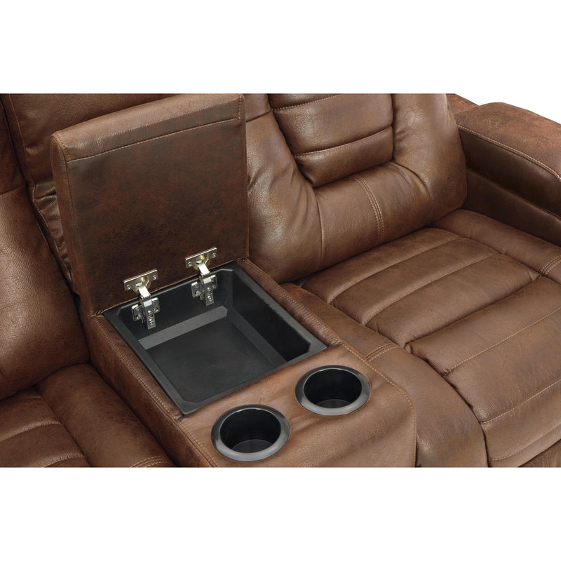  Signature Design by Ashley Owner's Box 2450518 Power Reclining Loveseat with Console and Adjustable Headrest IMAGE 9