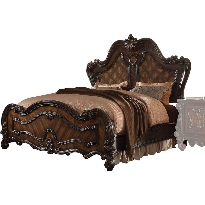 Acme Furniture Versailles 21787EK Eastern King Bed - Cherry Oak IMAGE 1