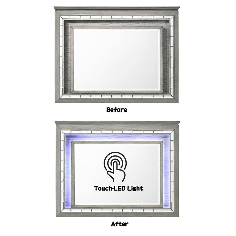 Acme Furniture Antares 21824 Mirror with LED IMAGE 6