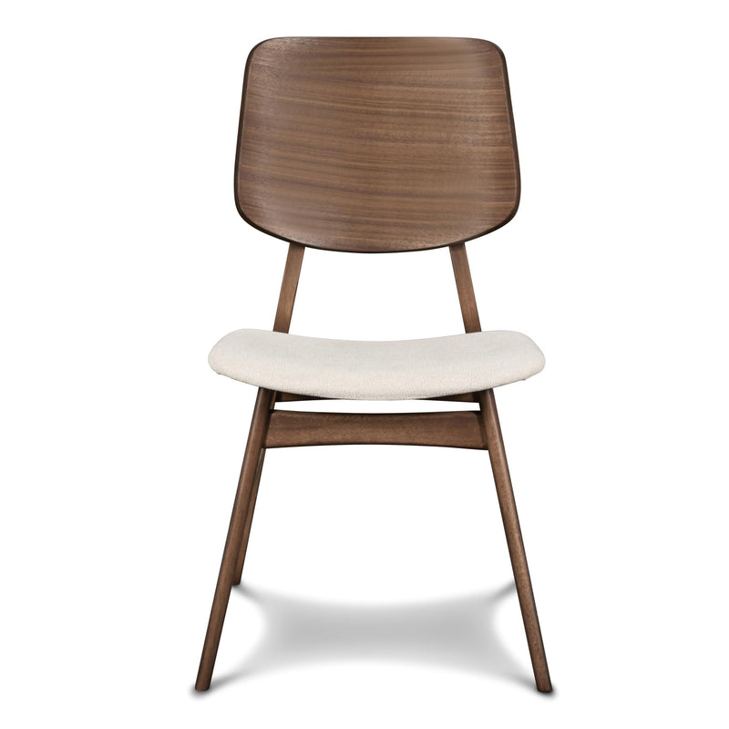 New Classic Furniture Oscar D1651 Wood Back Dining Chair - Walnut IMAGE 1