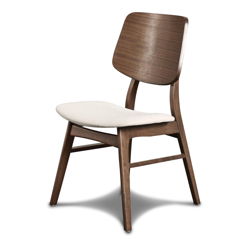 New Classic Furniture Oscar D1651 Wood Back Dining Chair - Walnut IMAGE 3
