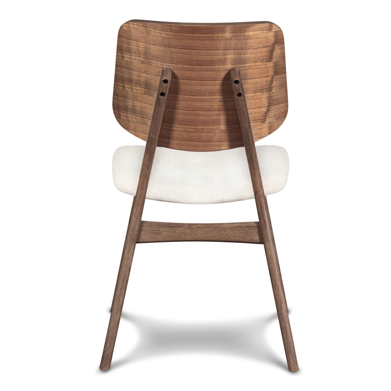 New Classic Furniture Oscar D1651 Wood Back Dining Chair - Walnut IMAGE 4