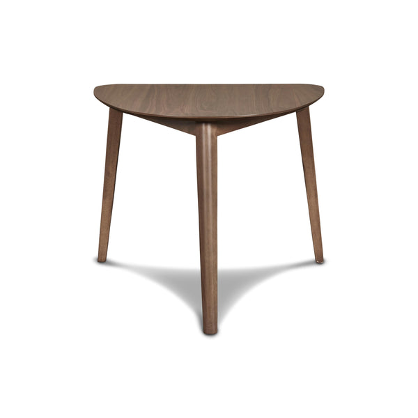 New Classic Furniture Oscar D1651 Corner Dining Table - Walnut IMAGE 1
